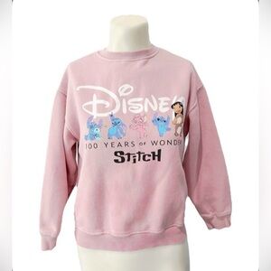 ✨ Disney Lilo & Stitch Pink Sweatshirt | Girls 8–10 | NWOT